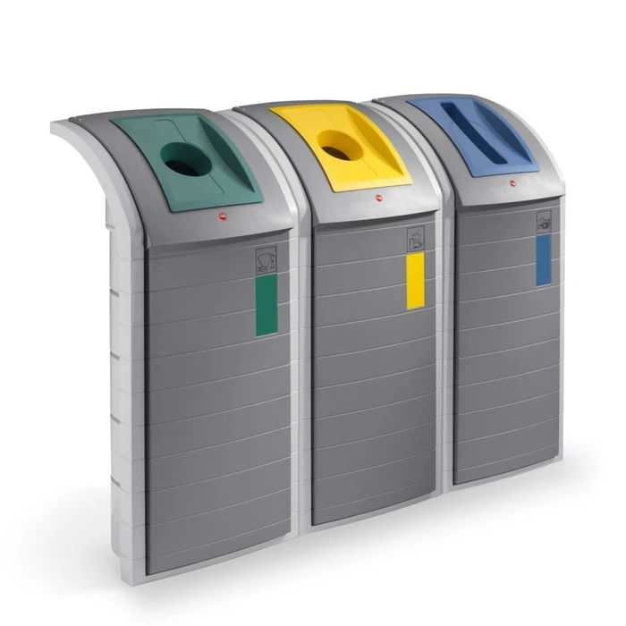 Hailo ProfiLine WSB Design Plus XXXL - 120 L - Dusty Grey (RAL 7037)