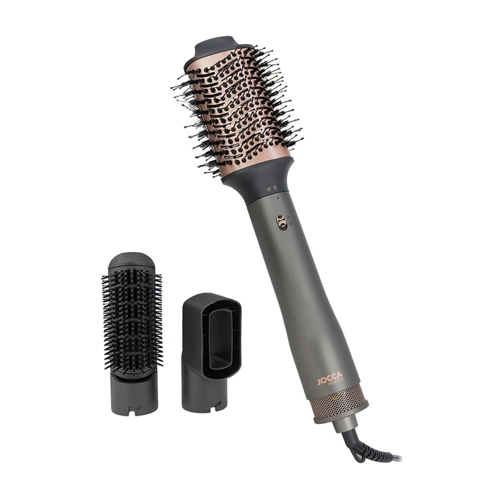 Jocca 4-in-1 Ceramic Hot Air Hair Dryer Brush for Straightening & Curls J-2415
