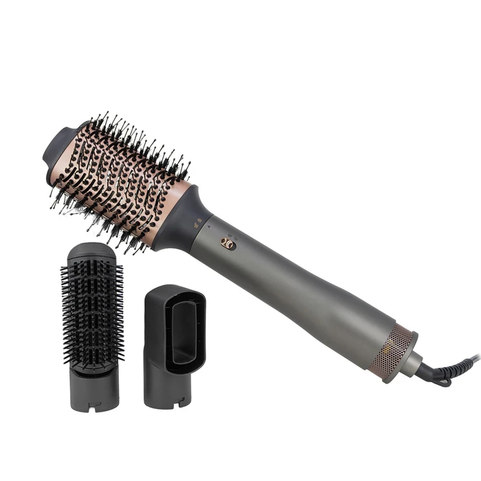 Jocca 4-in-1 Ceramic Hot Air Hair Dryer Brush for Straightening & Curls J-2415