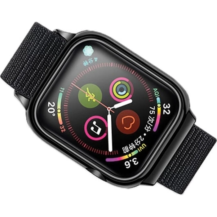 USAMS strap with protective case Apple Watch 4 40mm black ZB73IW1