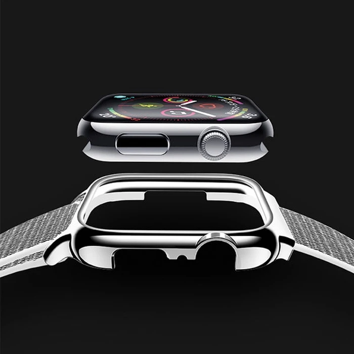 USAMS strap with protective case Apple Watch 4 40mm silver ZB73IW2