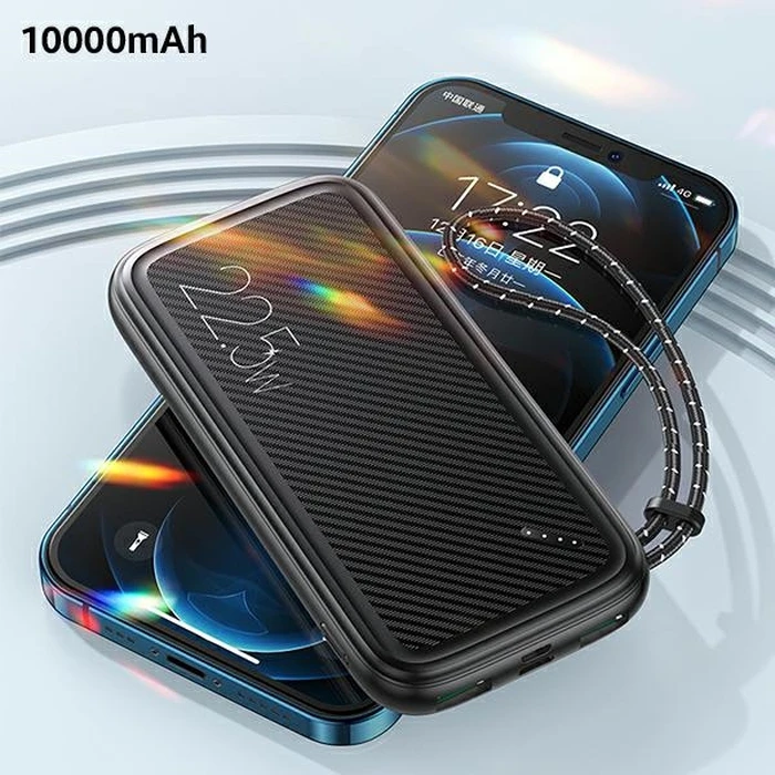 USAMS Powerbank PB56 10000mAh 22.5W 2xQC3.0+PD Fast Charge white 10KCD15102 (US-CD151)
