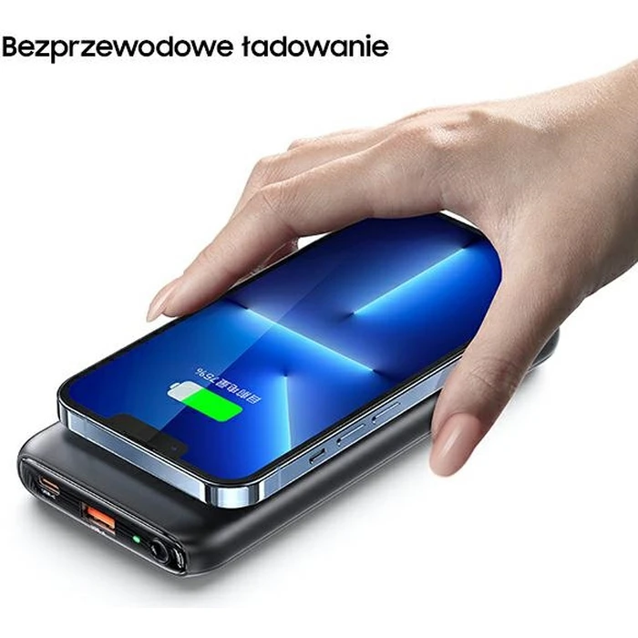 USAMS Powerbank PB62 10000mAh 20W QC3.0+PD Magnetic Wireless Fast Charge black 10KCD17101 (US-CD171)