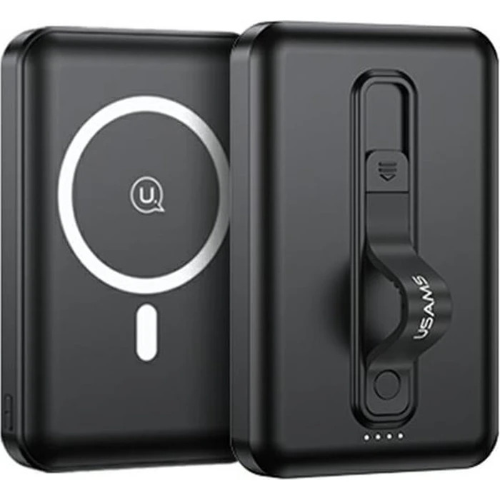USAMS Powerbank PB64 10000mAh 20W QC3.0+PD Magnetic Wireless Fast Charge black 10KCD17301 (US-CD173)
