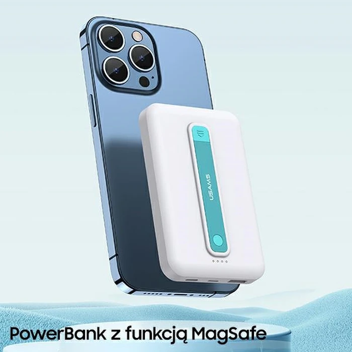 USAMS Powerbank PB64 10000mAh 20W QC3.0+PD Magnetic Wireless Fast Charge black 10KCD17301 (US-CD173)