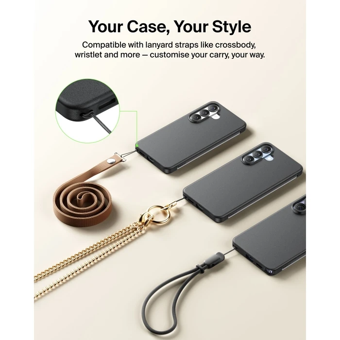 Belkin SheerForce Protect Case for Samsung Galaxy S26 — Black (MSB015HQBK)