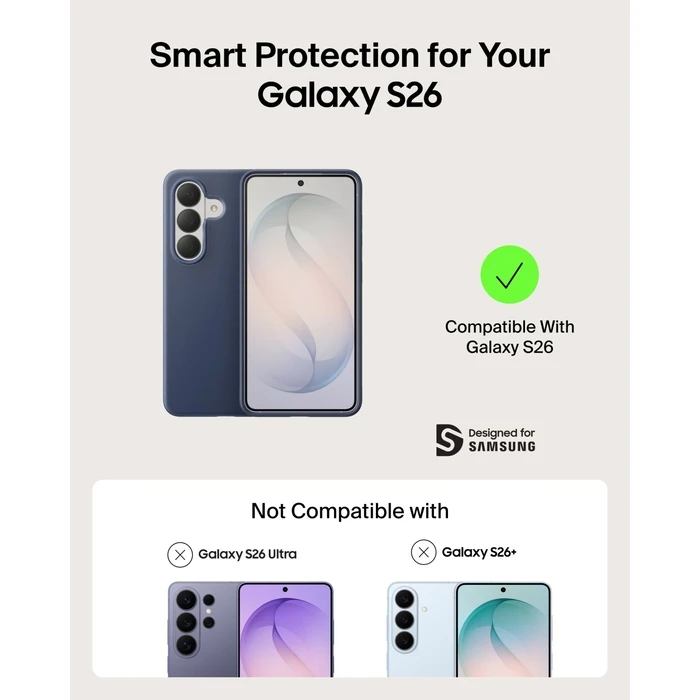 Belkin SheerForce Protect Case for Samsung Galaxy S26 - Dark Blue (MSB015HQNY)