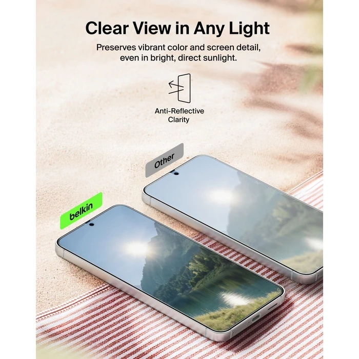Belkin Tempered Glass Screen Protector for Samsung Galaxy S26+ (OVB073HQ)