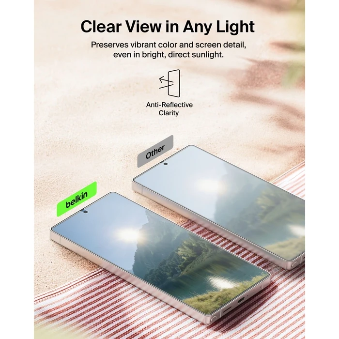 Belkin Tempered Glass Screen Protector for Galaxy S26 Ultra