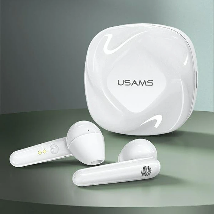 USAMS Earphones Bluetooth 5.0 TWS SD series white BHUSD01