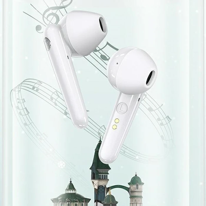 USAMS Earphones Bluetooth 5.0 TWS SD series white BHUSD01