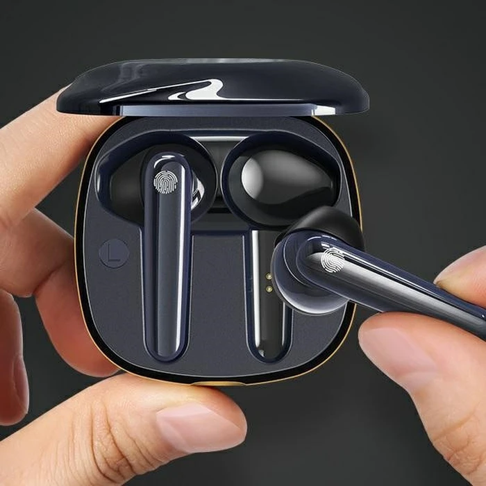 USAMS Earphones Bluetooth 5.0 TWS SD series gem blue BHUSD02