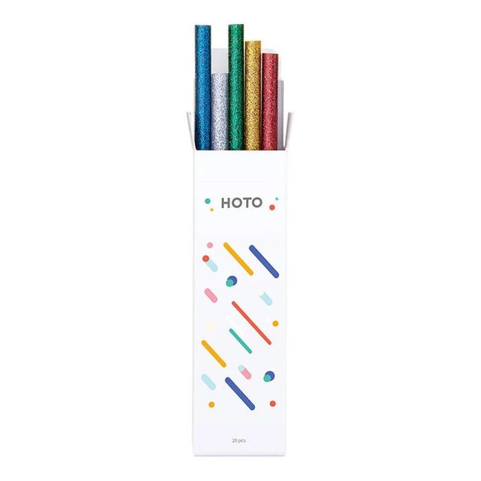 Ράβδοι Σιλικόνης Hot melt glue sticks Hoto QWRJB001 (multicolor)