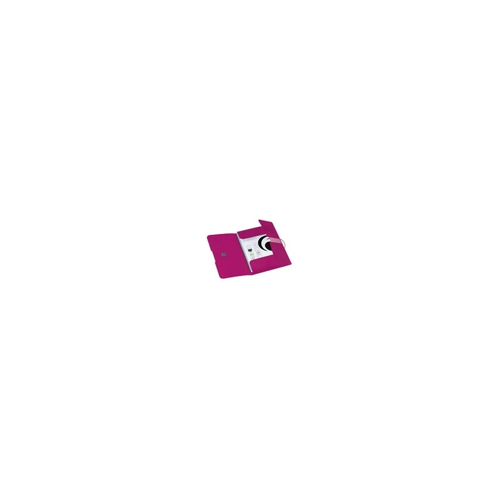 Herlitz Elastic Band Folder A4 PP Opaque Beere