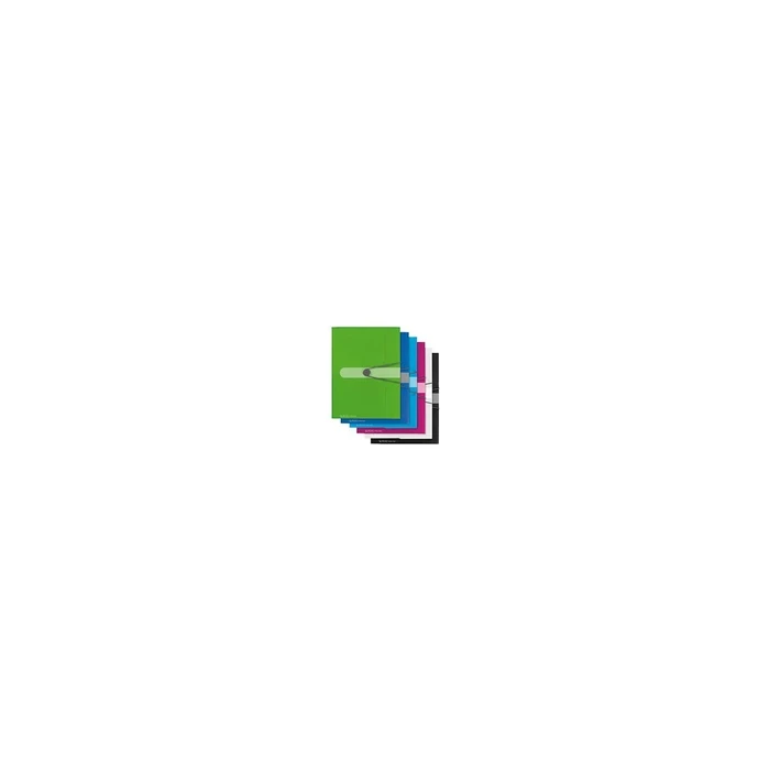 Herlitz Elastic Band Folder A4 PP Opaque Beere