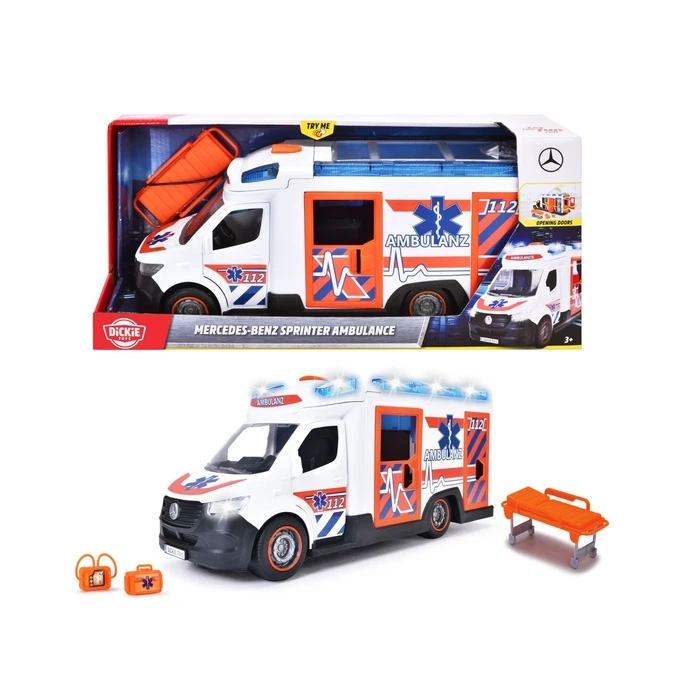 Dickie Sprinter Ambulance Toy Car