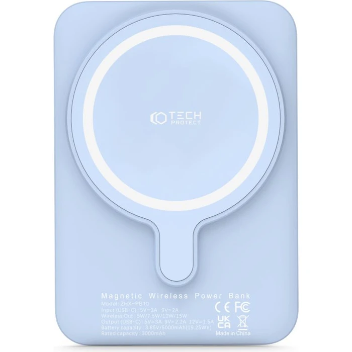 Tech-Protect PB10 LifeMag Powerbank MagSafe 5000mah Blue