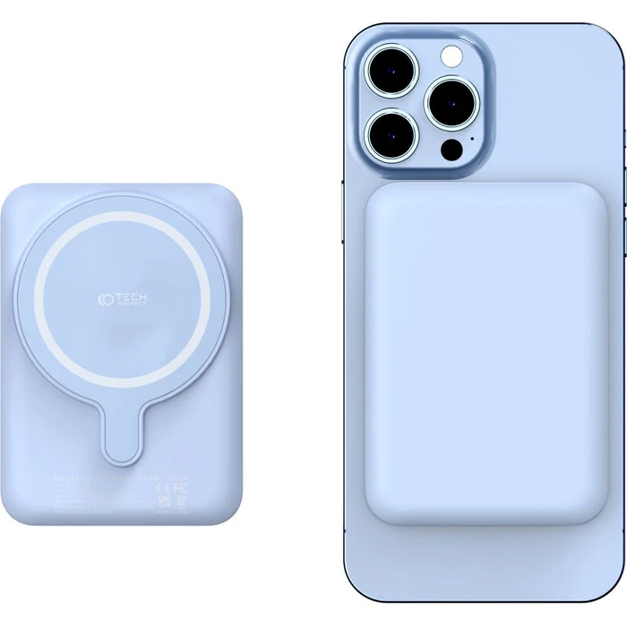 Tech-Protect PB10 LifeMag Powerbank MagSafe 5000mah Blue
