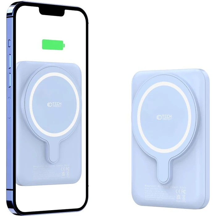 Tech-Protect PB10 LifeMag Powerbank MagSafe 5000mah Blue