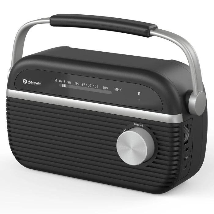 Denver TRB-67 Επιτραπέζιο Ραδιόφωνο Ρεύματος με Bluetooth Μαύρο