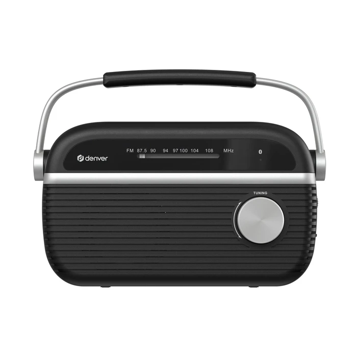 Denver TRB-67 Επιτραπέζιο Ραδιόφωνο Ρεύματος με Bluetooth Μαύρο