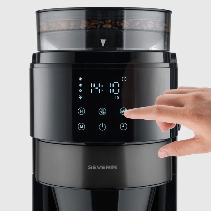 Severin KA 4830 S-Taste AromaOne Filter Coffee Machine with Grinder and Glass Jug