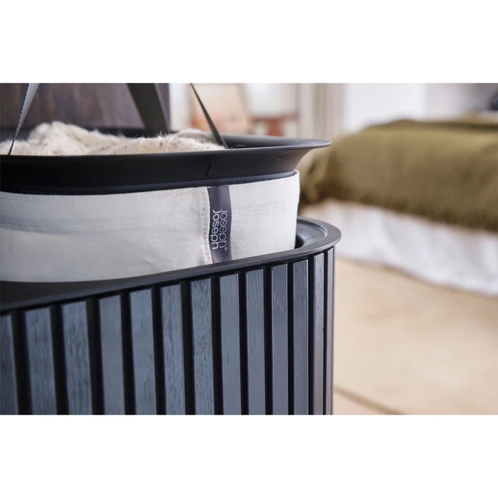 Joseph Joseph Tota Twin Luxe 90L Laundry Sorter - Black