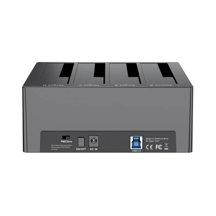 LC-Power Docking Station για Σκληρούς Δίσκους SATA με σύνδεση USB 3.0 (LC-DOCK-U3-4B-V2)