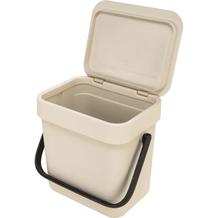 Brabantia Plastic Bathroom Bin 3 L Beige