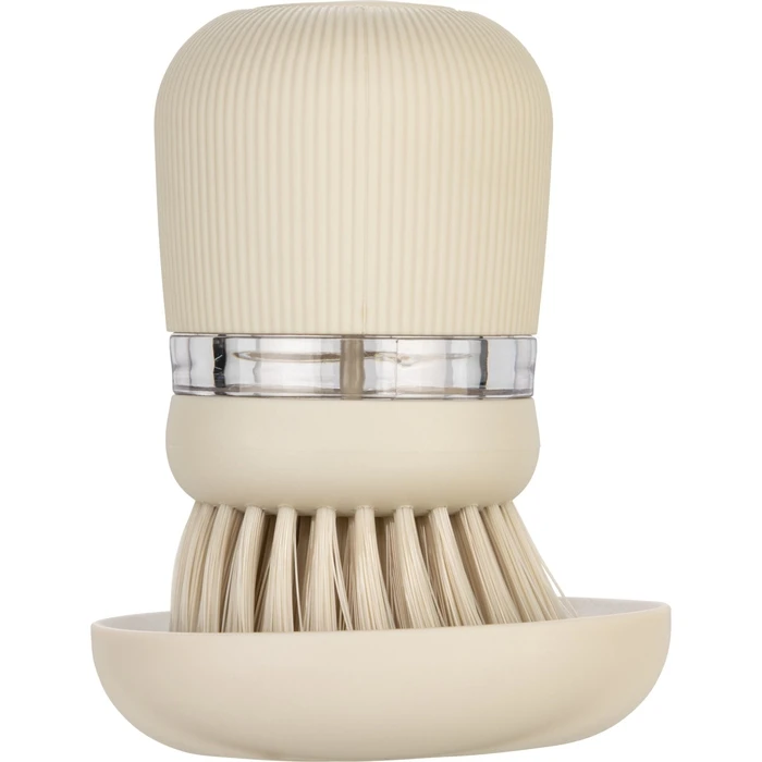 Brabantia Plastic Cleaning Brush with Handle - Beige