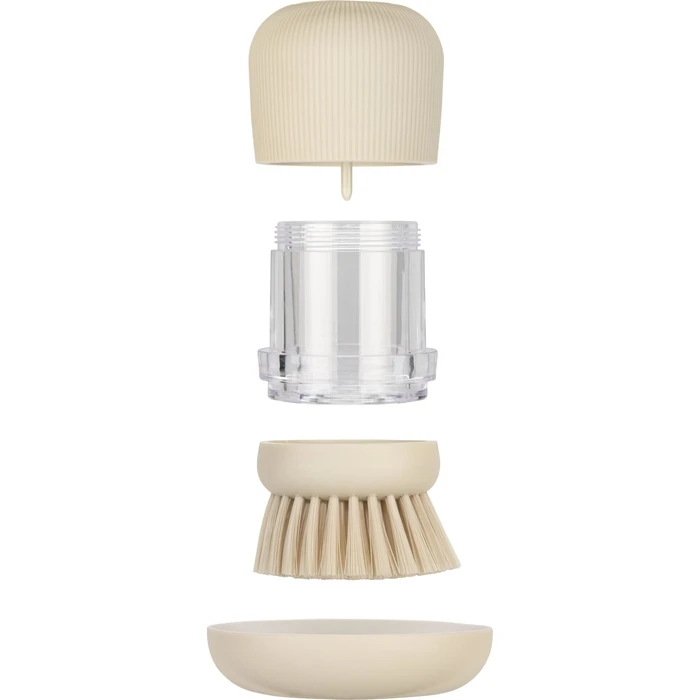 Brabantia Plastic Cleaning Brush with Handle - Beige