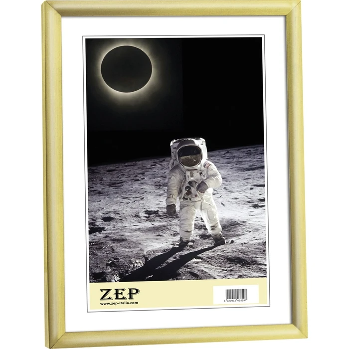 ZEP New Easy Gold Plastic Photo Frame with Gold Border KG1
