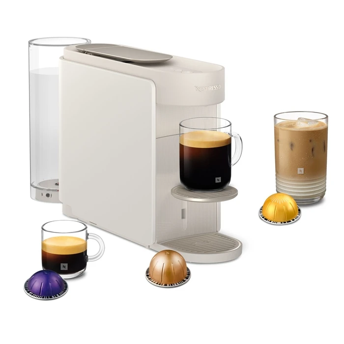 De'Longhi Vertuo Up Nespresso Capsule Coffee Machine 15 bar Pearl White
