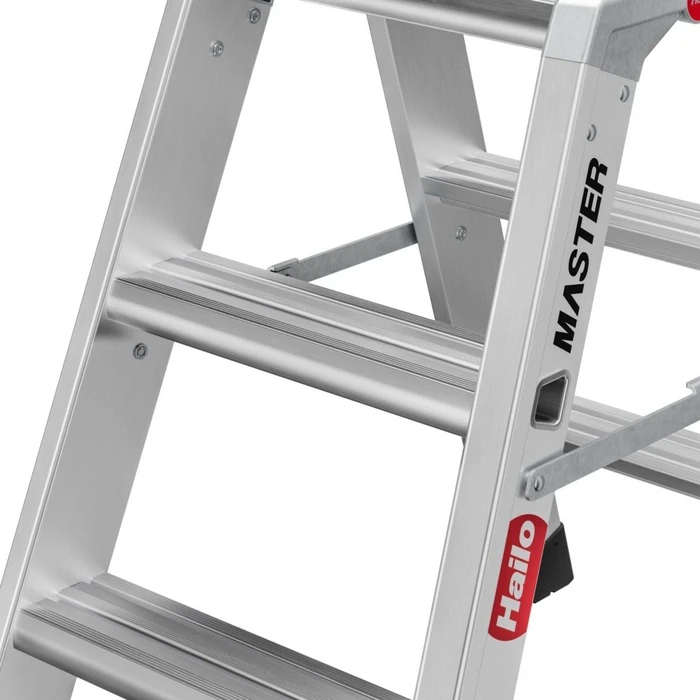 Hailo Master D80 2 x 3 Steps Double-Sided Folding