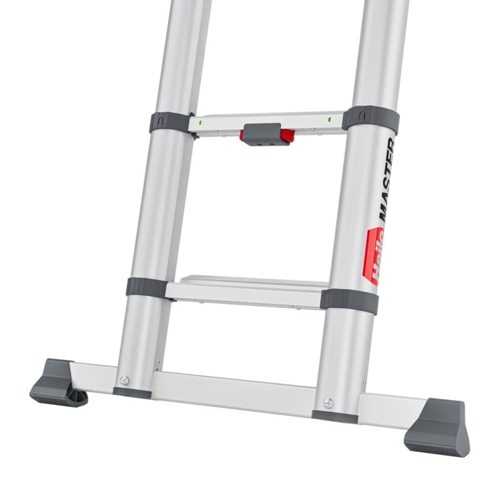 HAILO Master T100 13-Step Telescopic Safety Ladder (T100 FlexLine)