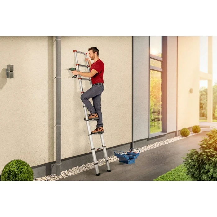 Hailo T80 FlexLine Σκάλα Αλουμινίου 9 Σκαλοπάτια (Τύπου Λάμδα) - 150 kg