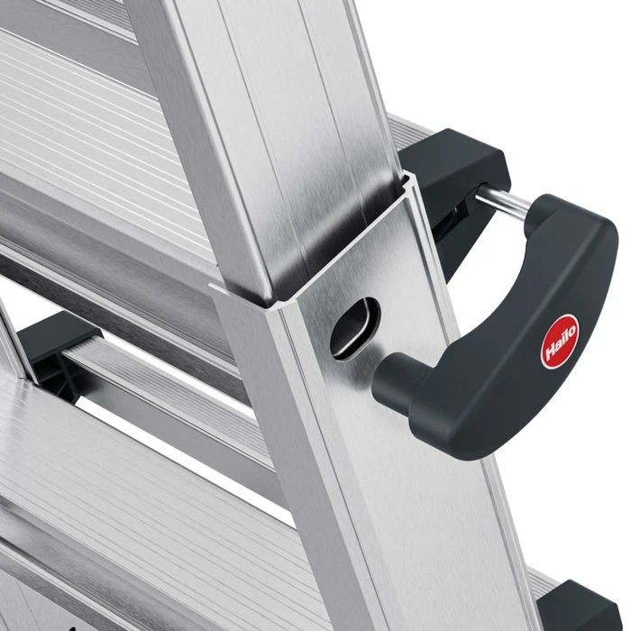 HAILO Master M100 4 x 4-step multi-purpose aluminium ladder