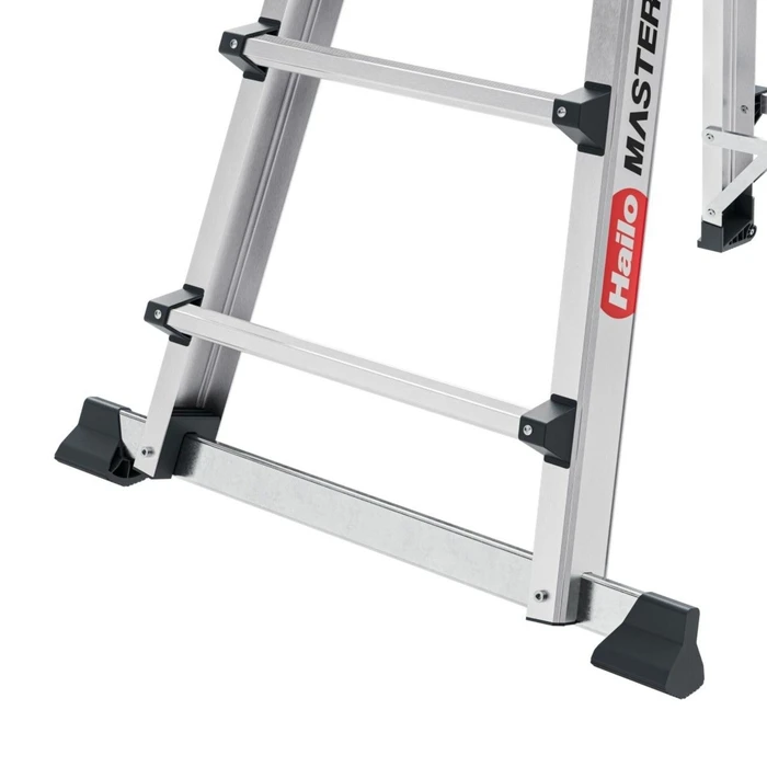 HAILO Master M100 4 x 4-step multi-purpose aluminium ladder