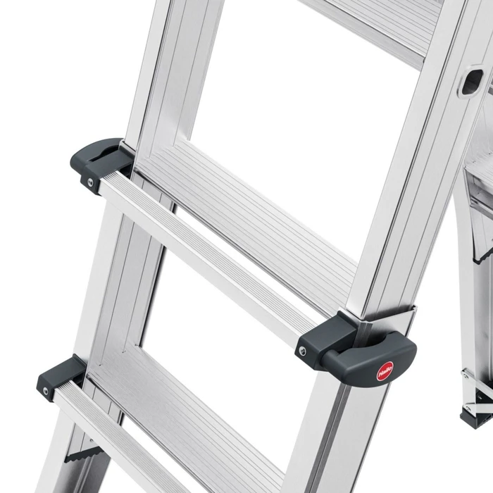 HAILO Master M100 4 x 4-step multi-purpose aluminium ladder