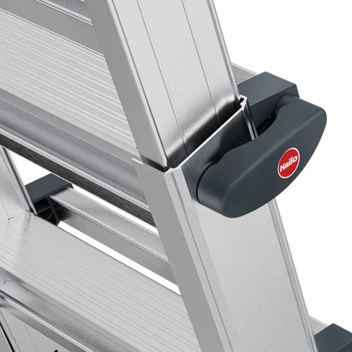 HAILO Master M100 4 x 4-step multi-purpose aluminium ladder