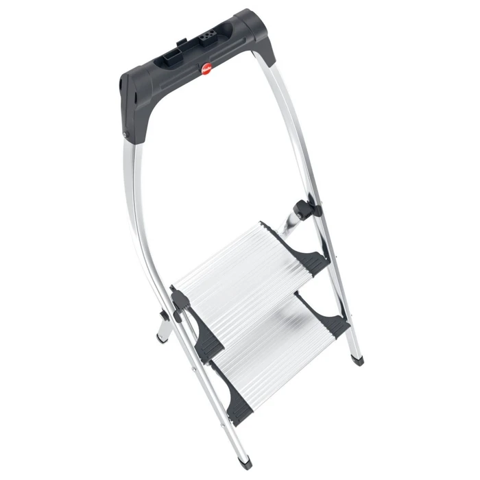 Hailo Aluminum Step Ladder 2 Steps (4302301)