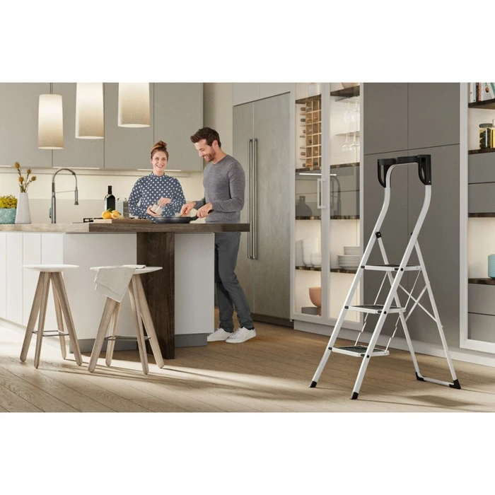 Hailo K75 ComfortLine 3-Step Aluminum Ladder