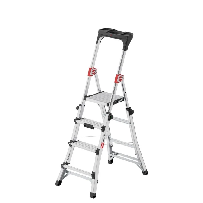 Hailo Master TL100 3-5 Step Aluminum Step Ladder
