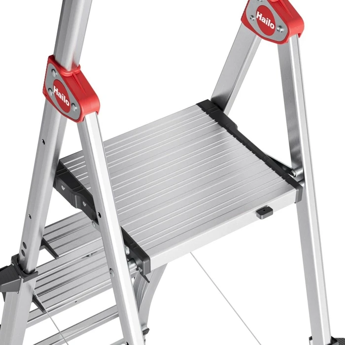 Hailo Master TL100 3-5 Step Aluminum Step Ladder
