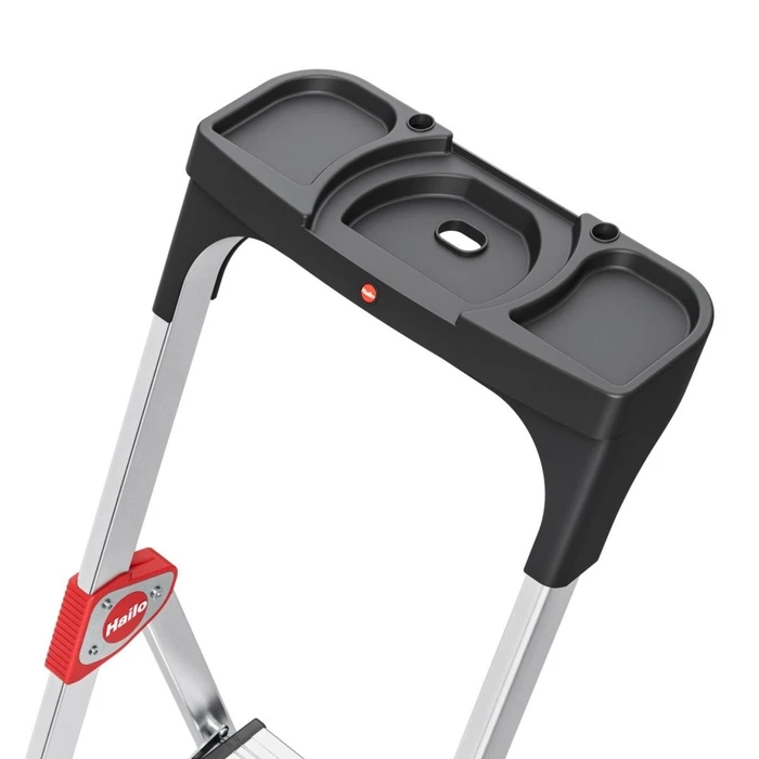 Hailo Master TL100 3-5 Step Aluminum Step Ladder