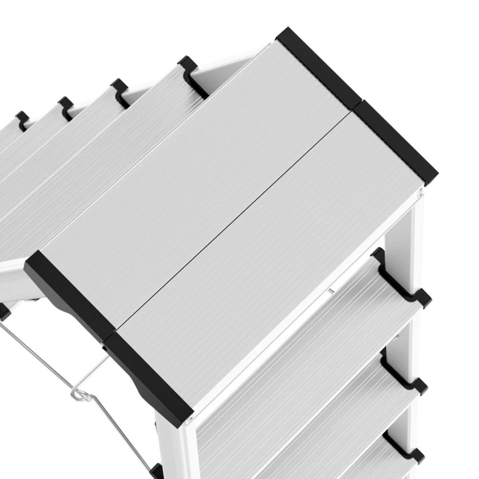 Hailo Διπλή Σκάλα Αλουμινίου 2x7 StandardLine (8657007)