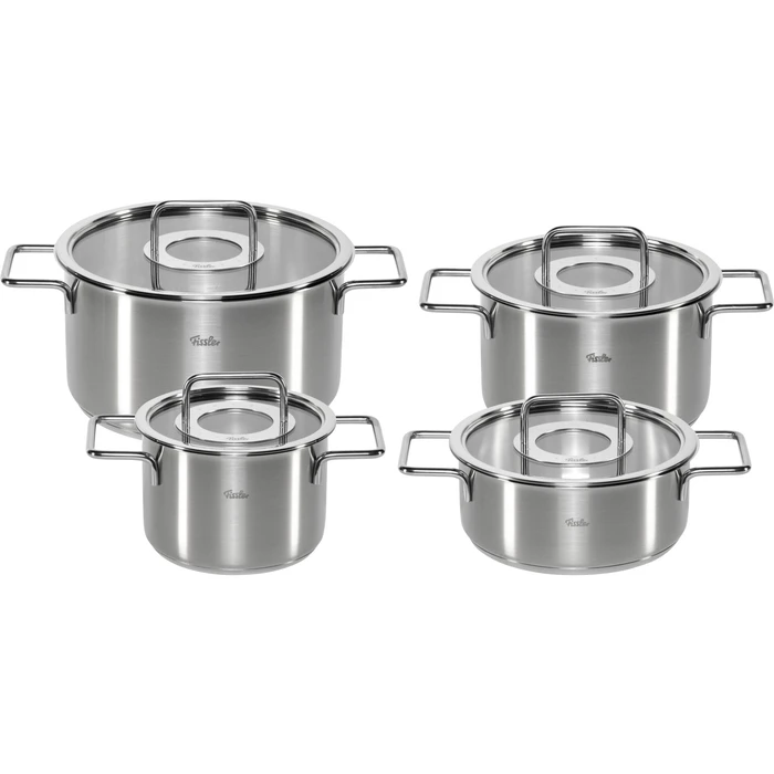 Fissler Pure Collection Σετ Μαγειρικά Σκεύη από Ανοξείδωτο Ατσάλι 4 τεμαχίων