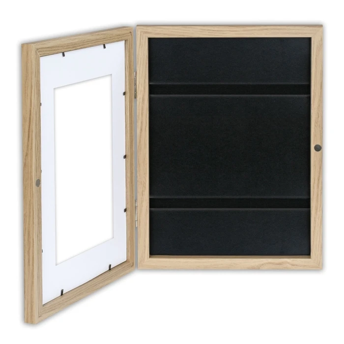 Zep London Box Natural MRN82 Wood Frame - Internal Size 14 x 21.5 cm
