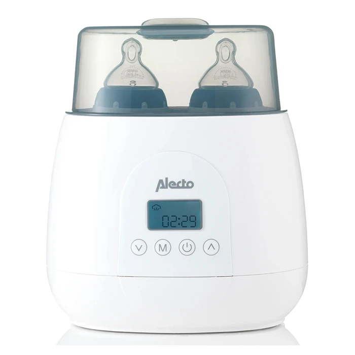 Ψηφιακός Θερμαντήρας Μπιμπερό Alecto Bw700twin Για Θέρμανση Αποστείρωση Και Απόψυξη Σε Λευκό Χρώμα