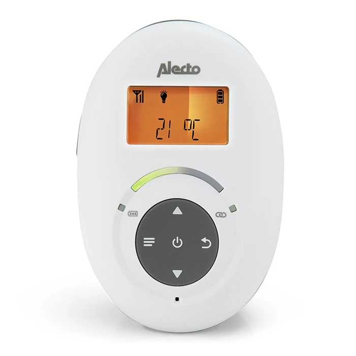 Baby Monitor Alecto Dbx-125 Full Eco Dec Λευκό / Ανθρακί Χρώμα